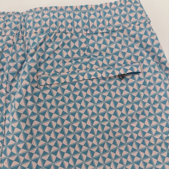 J. Crew Men's Eco Pool Short Swimwear  Waist Performance Size 29‎ Triangle Print - Picture 6 of 8
